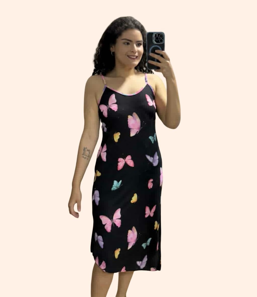 Camisola Midi Borboletas